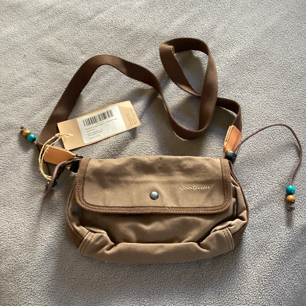 Gootium Canvas Zippered Flap Purse